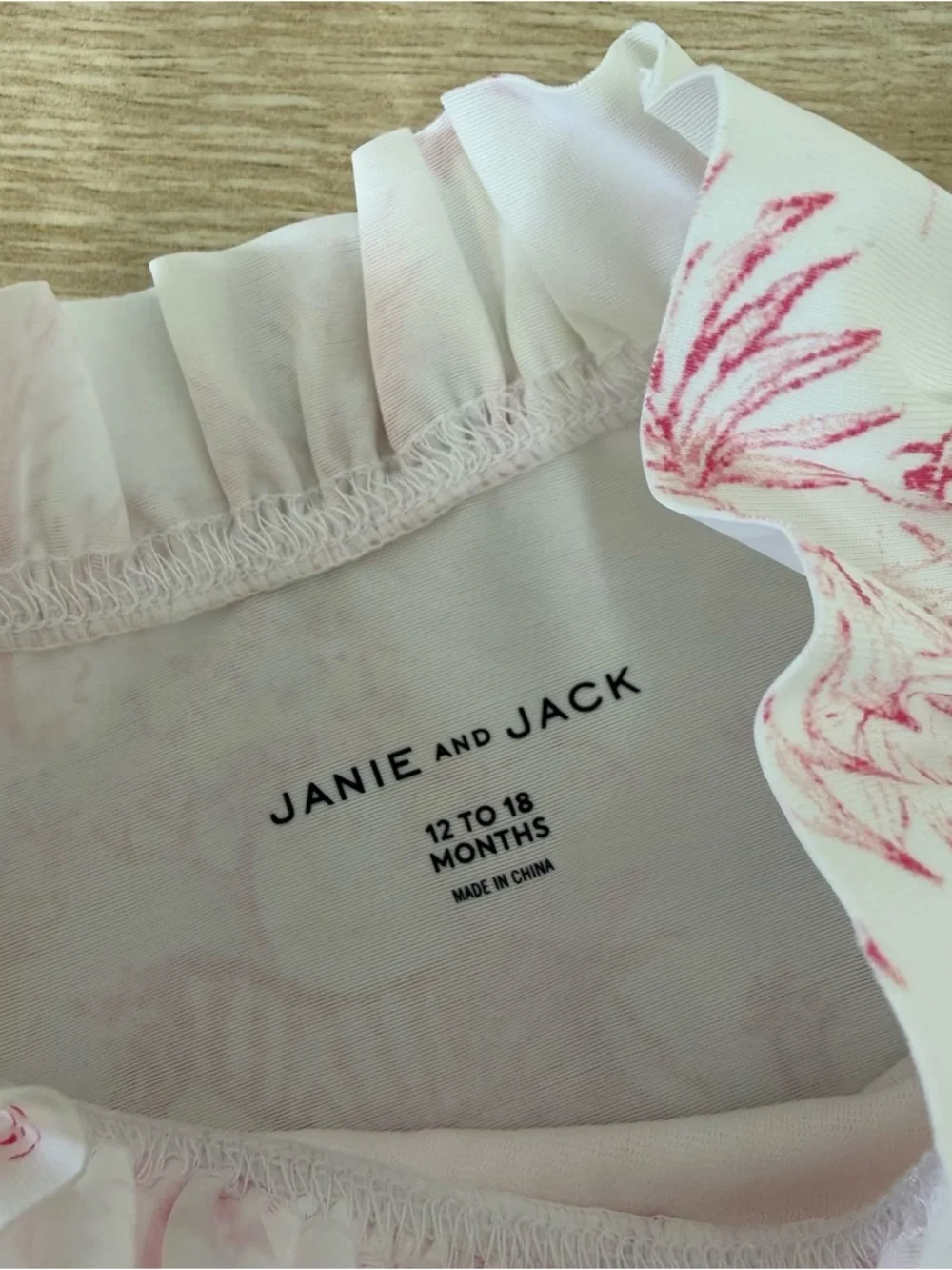 Janie and Jack Recycled Animal Friends Toile Rash Guard Swimsuit